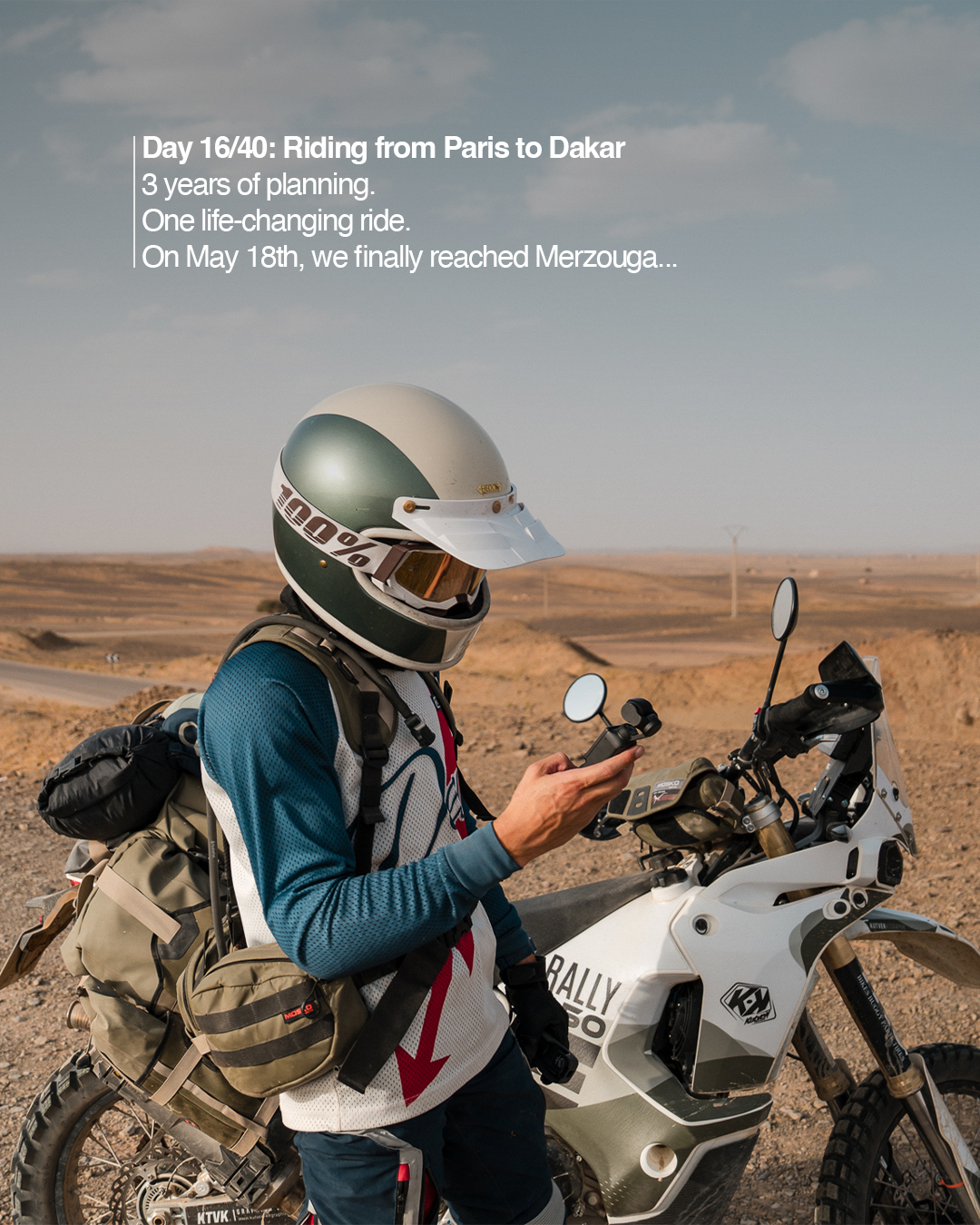 Motorcycle with Guru Maps by @lallemand.clement