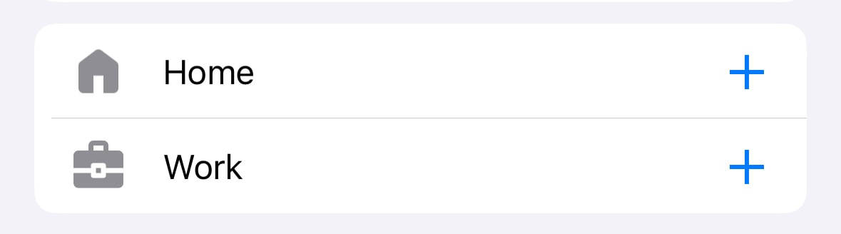 Сохраненные адреса для быстрой навигации